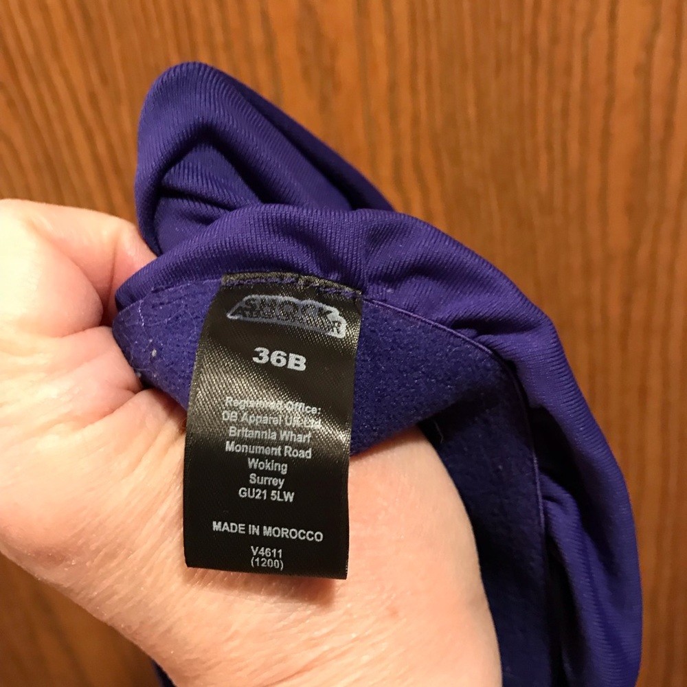 Purple Tankini Top - Picture 3 of 7